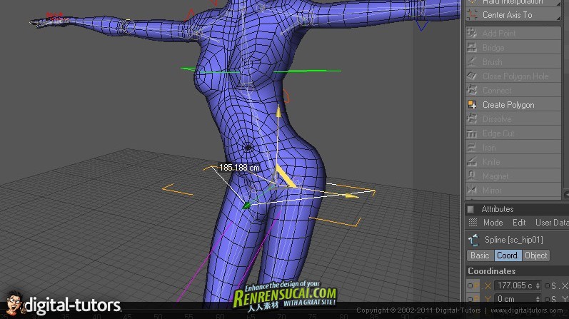  《C4D角色绑定教程》Digital-Tutors Introduction to Character Rigging in CINEMA 4D
