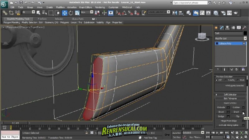  《概念自行车建模设计高级教程》Digital-Tutors Introduction to Modeling in 3ds Max 2012