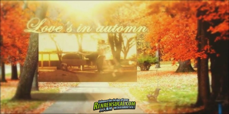 《爱在深秋 AE包装模板》Videohive Loves in autumn