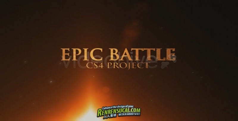  《史诗战争板式 AE包装模板》Videohive epic battle titles 171735