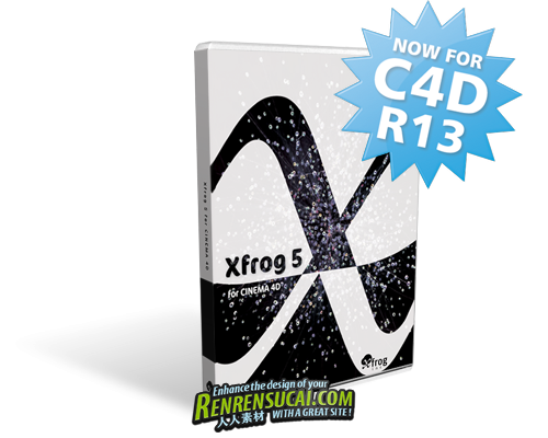 《Xfrog5.0.2最强C4D R12R13植物插件win/mac破解版》XFrog 5.0.2 for CINEMA 4D R12 & R13 Win/Mac