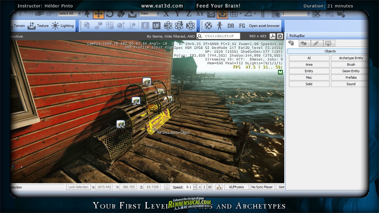 《CryENGINE 3游戏引擎综合训练教程合辑 17小时》CryENGINE 3 Vol 1、2、3 An Introduction and Application