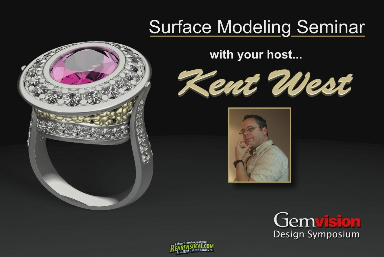 《犀牛建模表面高级教程》Surface Modeling Kent West Matrix 4.0