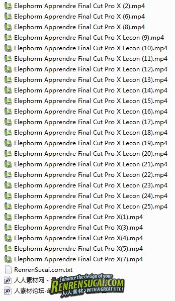 《Final Cut Pro X法系视频编辑教程》Elephorm Learn Final Cut Pro X French