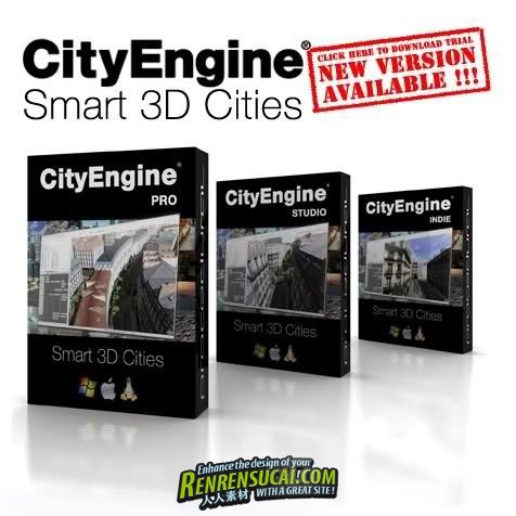 《CityEngine 2011破解版 64位》Esri CityEngine Advanced 2011.2 Build 120125 64bit