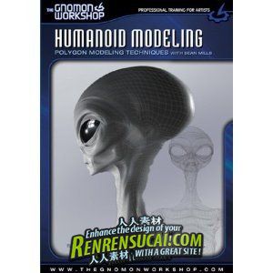 《Maya外星人制作教程》Sean Mills Humanoid Modeling in Maya