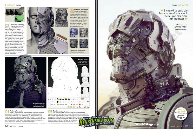 《3D世界艺术杂志 2012年5月刊》3D World May 2012 