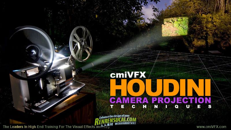 《HOUDINI中摄像机映射技术教程》cmiVFX Houdini Camera Projection Techniques