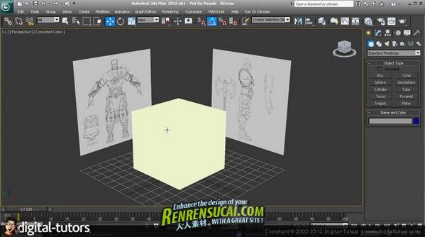 《3DS MAX低POLY数游戏角色建模教程》Digital-Tutors Modeling Low Polygon Game Characters in 3ds Max