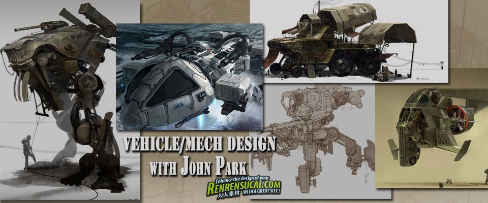 《游戏电影机器人与机械设施概念设计教程》CGMW Vehicle/Mech Design