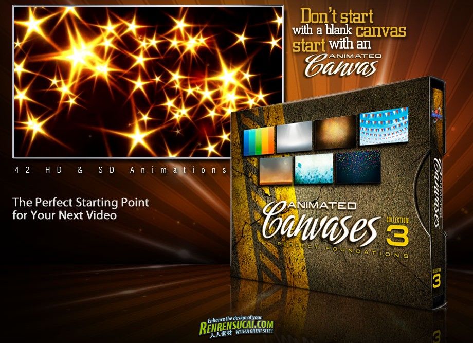 《DJ最强动态背景视频素材合辑Vol.3》Digitaljuice Animated Canvases Collection 03 Perfect Foundations