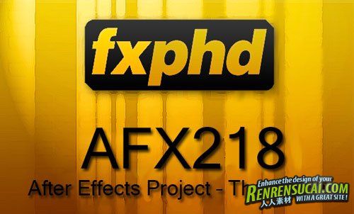 《AE影视项目高级教程》FXPHD AFX218 After Effects Project The Trailer