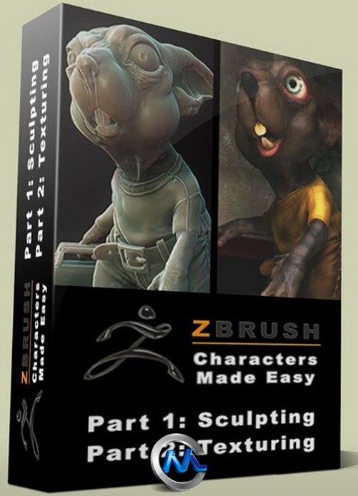 《ZBrush鼠人角色建模技術教程第二季》The Third Guild Characters Made Easy Part 2 Texturing