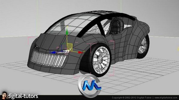 《3dsmax概念汽车设计建模教程》Digital-Tutors Creating Concept Vehicles in 3ds...