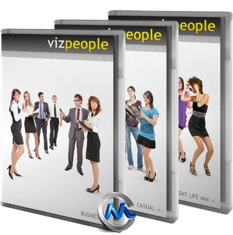 《商業休閑夜生活人物高清圖片平面素材合輯》Viz-People People Bundle v1