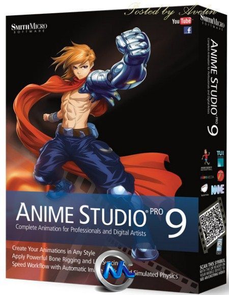 《2D动画制作软件V9.2专业版》Smith Micro Anime Studio Pro v9.2 x86/x64