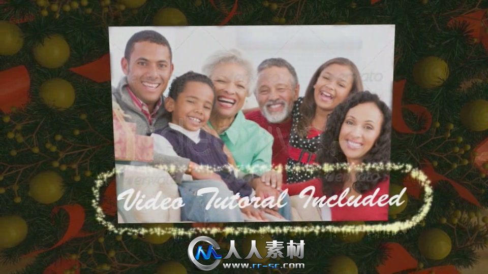 《圣诞节家庭聚会AE模板》videohive Christmas Themed Displays 3469054