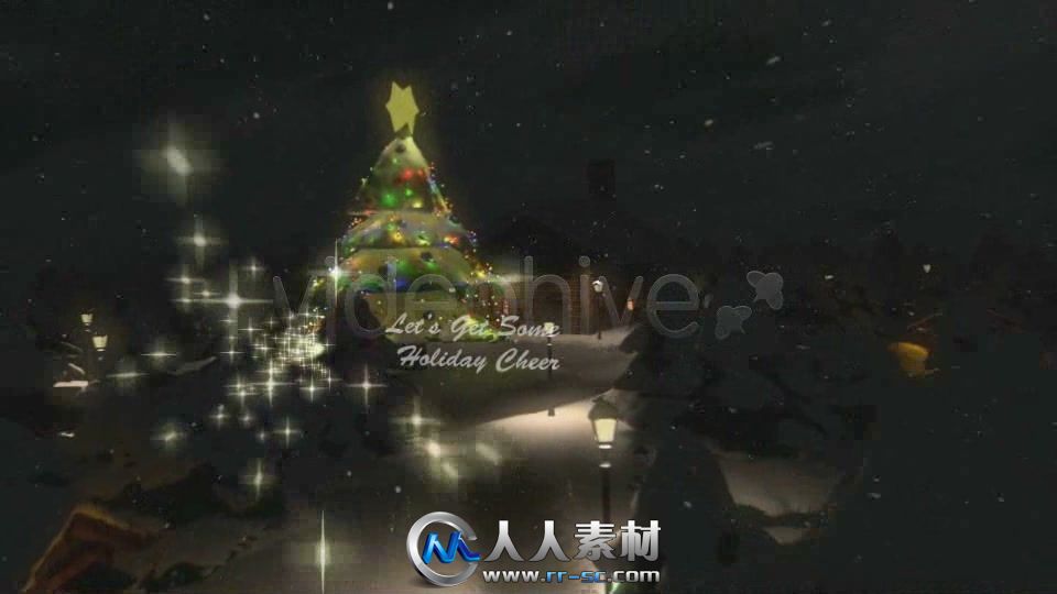 《圣诞节家庭聚会AE模板》videohive Christmas Themed Displays 3469054