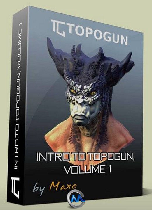 Topogun模型拓扑与贴图训练视频教程第一季 3DMotive Intro to Topogun Volume 1