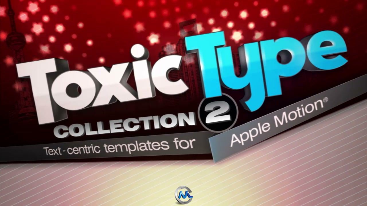 DJ最強AppleMotion字幕模板合輯Vol.2 Digital Juice Toxic Type Collection 2 for Apple Motion