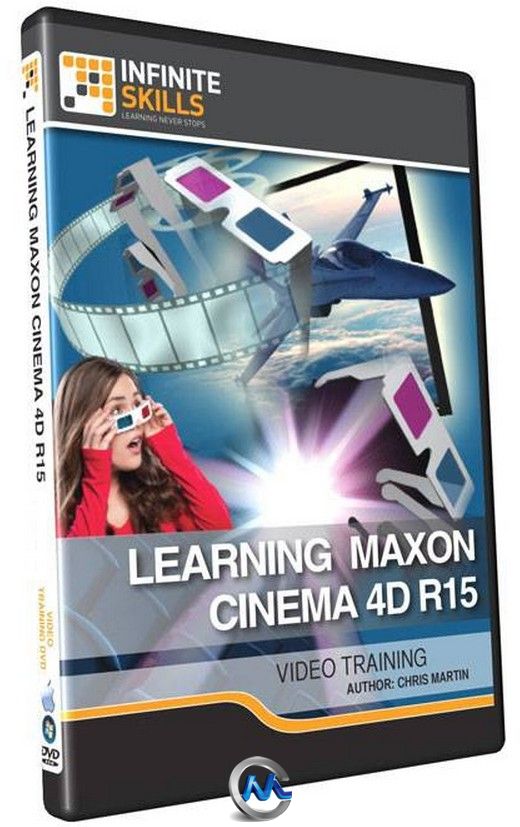 Cinema 4D R15綜合訓練視頻教程 Infiniteskills Learning Maxon Cinema 4D R15 Training