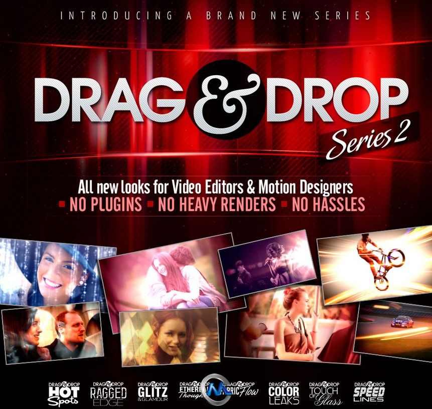 DJ美轮美奂系列背景视频素材合辑第二季 Digital Juice Drag & Drop Series 2 Bundle