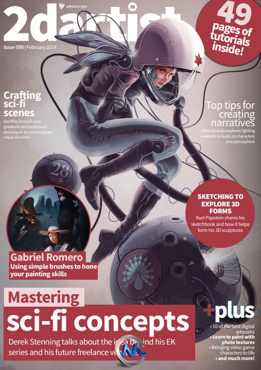 2DArtist概念艺术设计杂志2014年2月刊总第98期 2DArtist Issue 098 February 2014