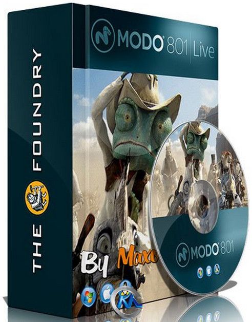 Modo三维建模设计软件V801版 The Foundry Modo 801 Win Mac Linux with Assets + Samples XFORCE
