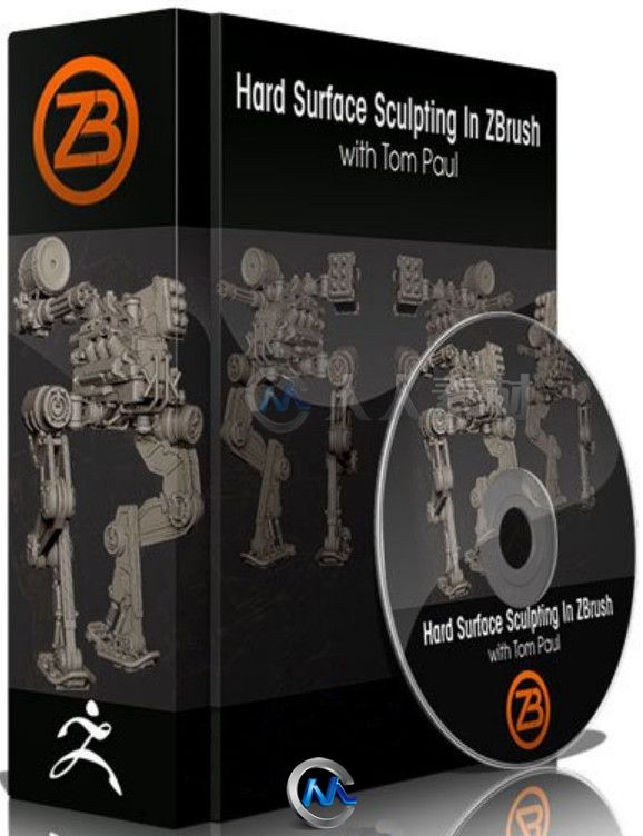 ZBrush機器人硬表面制作訓練視頻教程 ZbrushWorkshops Hard Surface Sculpting In ZBrush