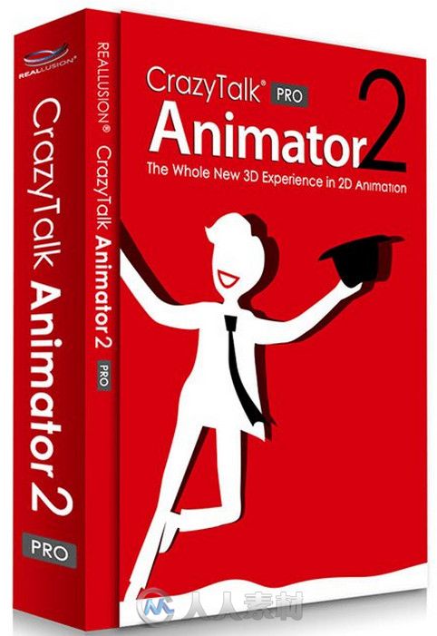 CrazyTalk动画制作工具软件V2.1.1624.2版 Reallusion CrazyTalk Animator 2.1.1624...
