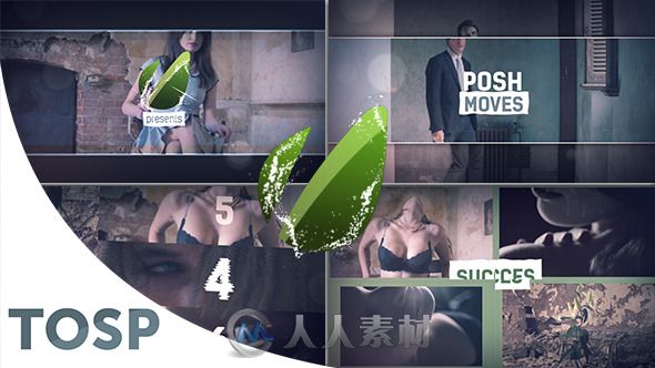 华丽剪辑快节奏展示动画AE模板 Videohive Posh Moves Presentation 6374806 Project for After Effects