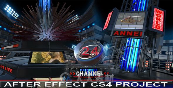 超酷电视频道包装动画AE模板 Videohive Broadcast Design TV Opener 5968583 Project for After Effects