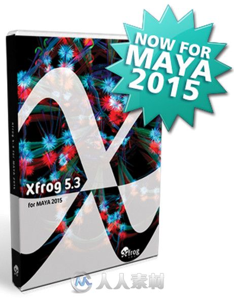 XFrog植物生长特效Maya插件V5.3版 Greenworks XFrog v5.3 For Maya 2015 Win64