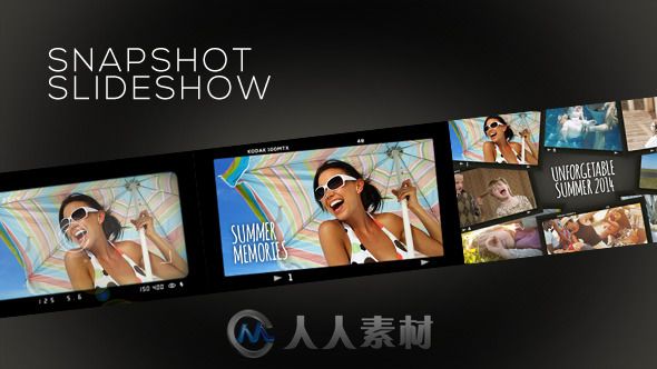 生活快照相册动画AE模板 Videohive SnapShot Slideshow 8010057 Project for After Effects
