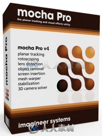 Mocha二维跟踪软件V4.0.1Win版 Imagineer Systems mocha Pro 4.0.1 Build 9018 Win64