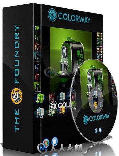 Colorway色彩设计C4D插件V1.0v1版 The Foundry Colorway Kit 1.0v1 for C4D XFORCE