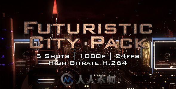 未来城市高清视频素材 Videohive Futuristic City Pack 8925526 Stock Footage