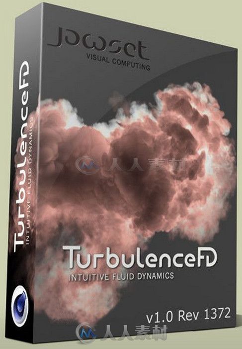 TurbulenceFD流体粒子模拟特效C4D插件V1.0 1372版 Jawset TurbulenceFD v1.0 Rev1372 for Cinema 4D R15-R16 Win64