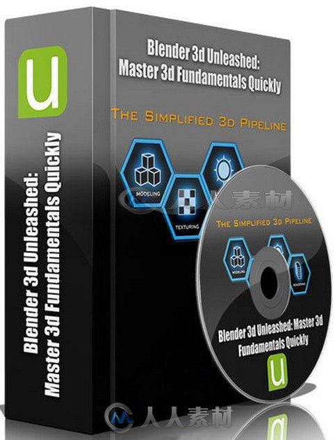 Blender三维基面制作视频教程 Udemy Blender 3d Unleashed Master 3d Fundamentals Quickly