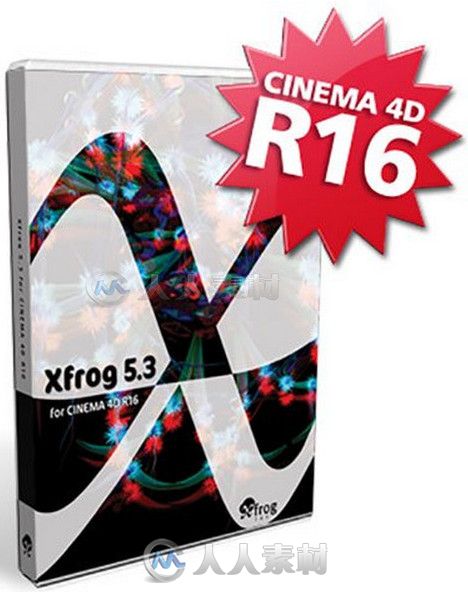 Greenworks XFrog植物C4DR15插件V5.3版 Greenworks XFrog v5.3 071014 For Cinema 4D R16 Win64