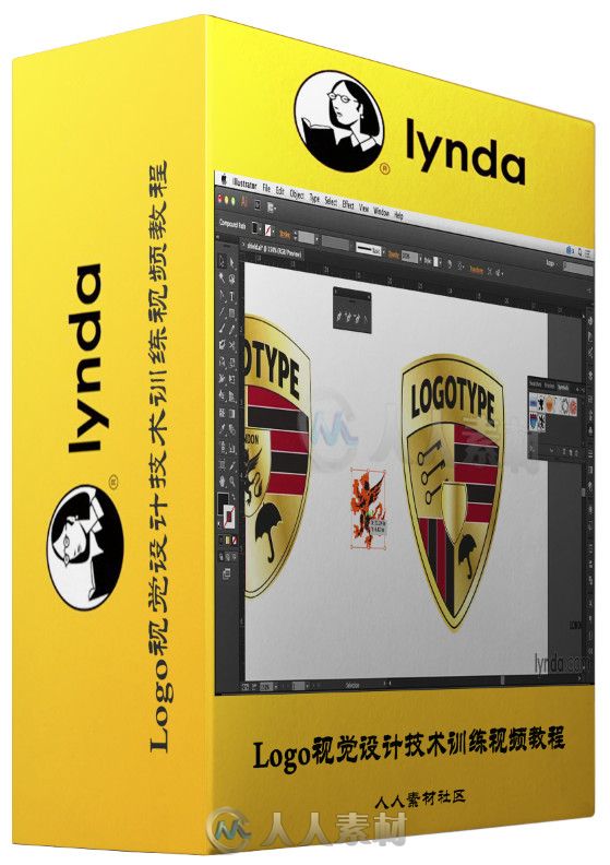 Logo视觉设计技术训练视频教程 Lynda Logo Design Techniques