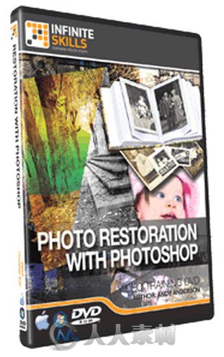 Photoshop超級照片修復技術視頻教程 Infintieskills Photo Restoration With Photoshop Training