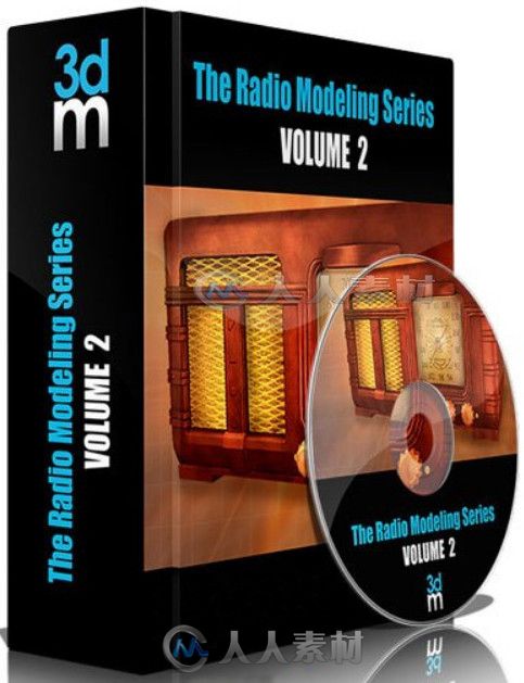 3dsMax收音机建模技术训练视频教程第二季 3DMotive The Radio Modeling Series Volume 2