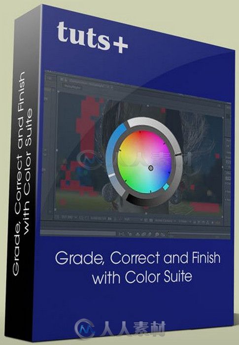 AE中ColorSuite红巨星调色插件视频教程 Tuts+ Premium Grade Correct and Finish with Color Suite