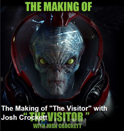 Zbrush外星访客雕刻艺术视频教程 Gumroad The Making of The Visitor with Josh Crockett