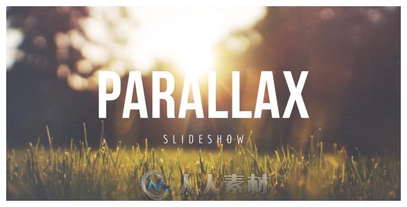 简洁滚动展示动画AE模板 Videohive Parallax Scrolling Slideshow 9145971