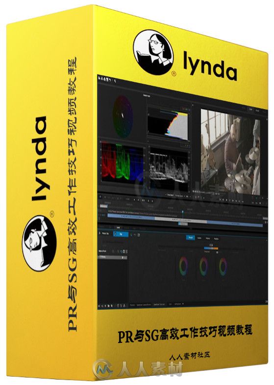 PR与SG高效工作技巧视频教程 Lynda Premiere Pro Guru Lumetri Workflows using SpeedGrade and Direct Link