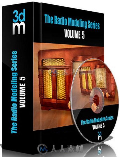 3dsMax收音机建模技术训练视频教程第五季 3DMotive The Radio Modeling Series Volume 5
