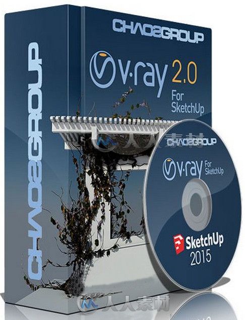 V-Ray渲染器SketchUp2015插件V2.00.25244版 V-Ray adv 2.00.25244 For SketchUp 2015 Win64
