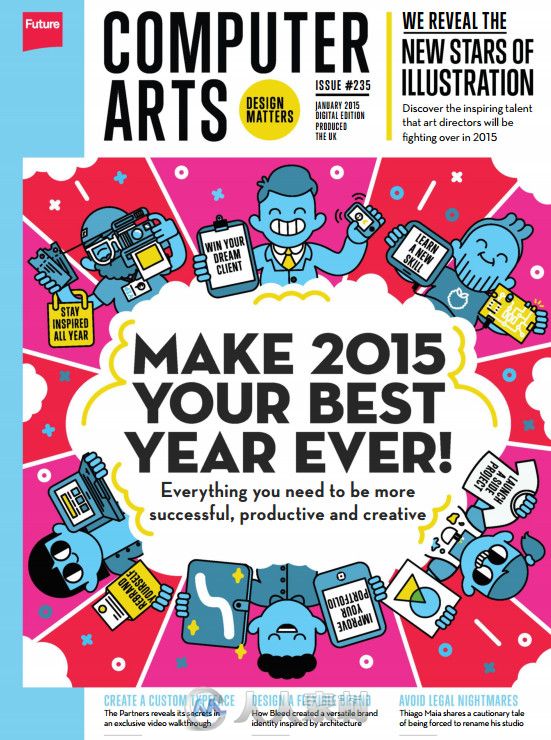 计算机数字艺术杂志2014年1月刊 Computer Arts January 2015